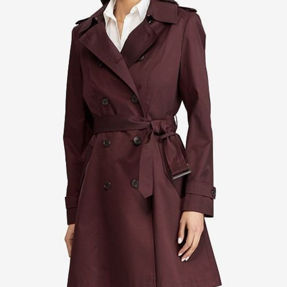Lauren Ralph Lauren Belted Trench coat NWT M/L/XXS